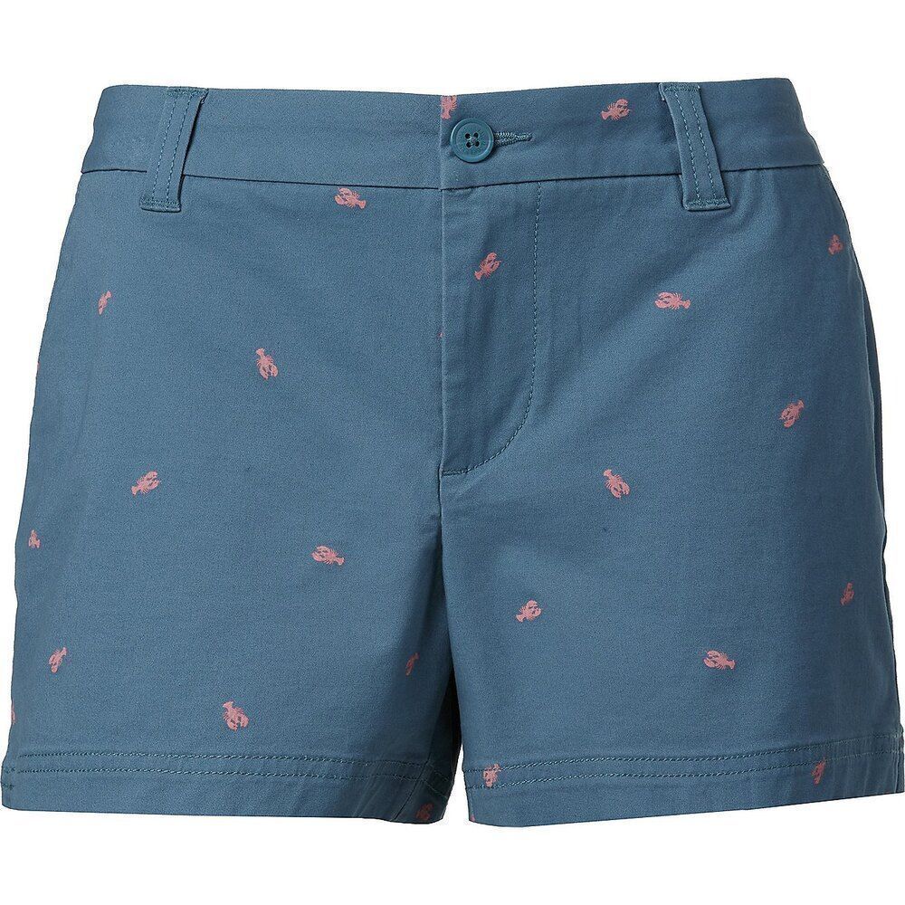 Magellan Happy Camper Lobster Print Shorts Women’s Size 8 Coastal Summer Preppy